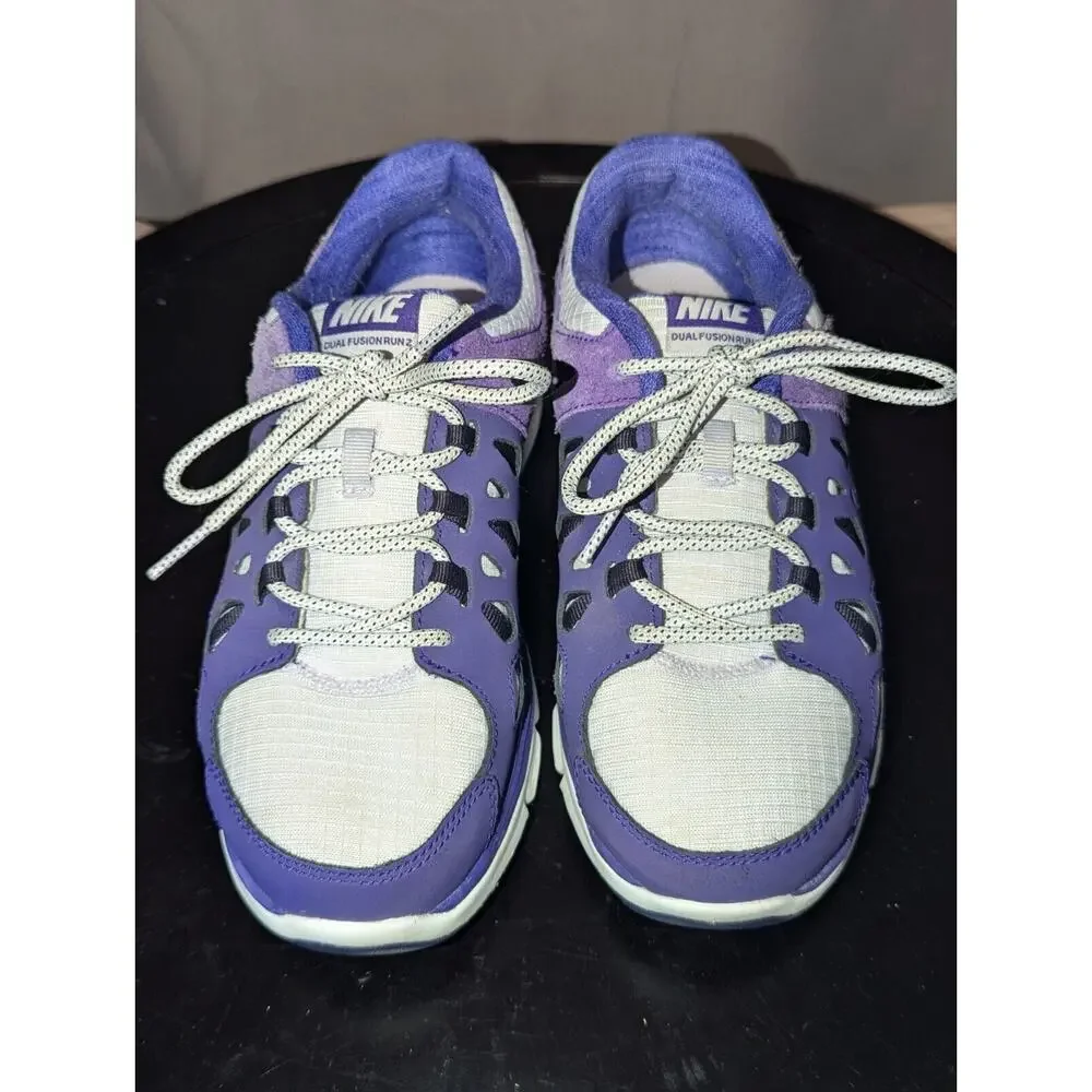 Nike Shoes Youth 5 Women's 7 Purple Dual Fusion Run 2 599793-500 Sneakers - Picture 2 of 10